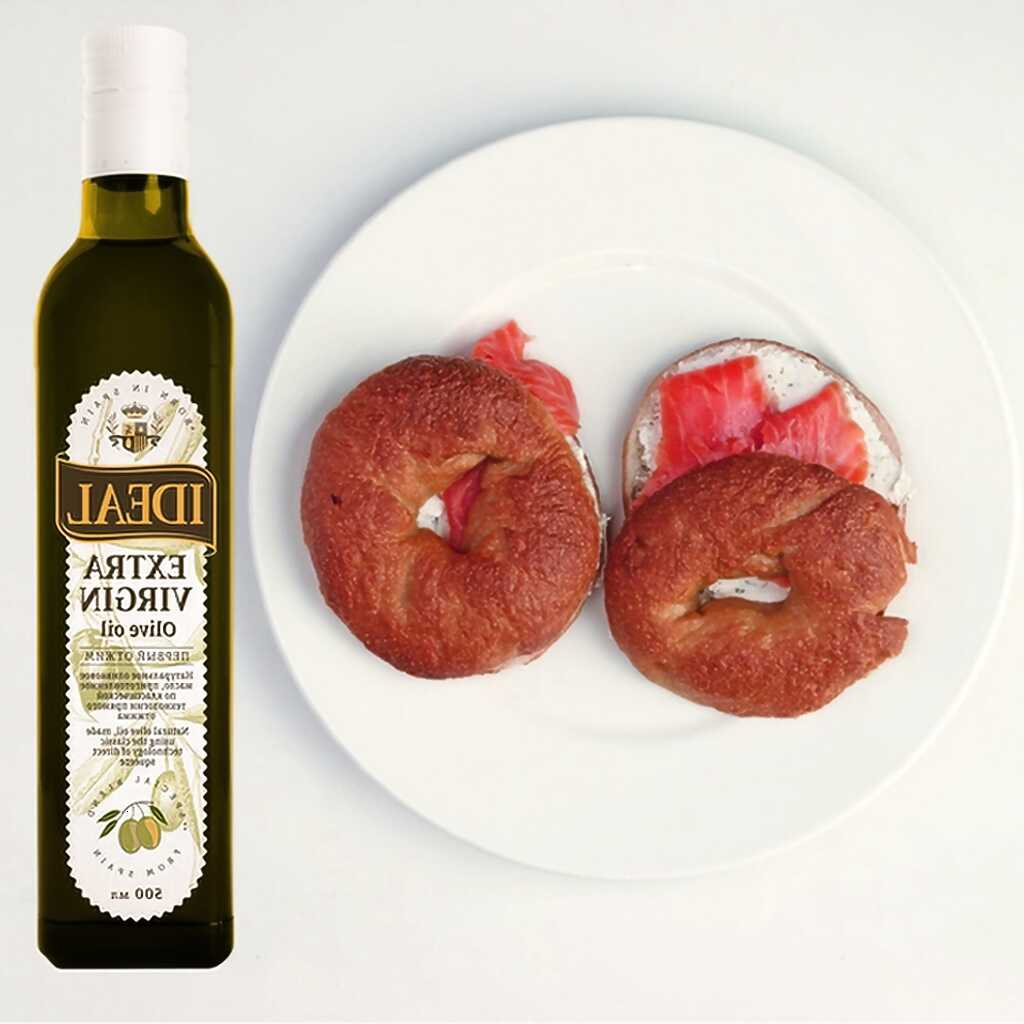 Bagels mit weichem Frischkäse und Lachs