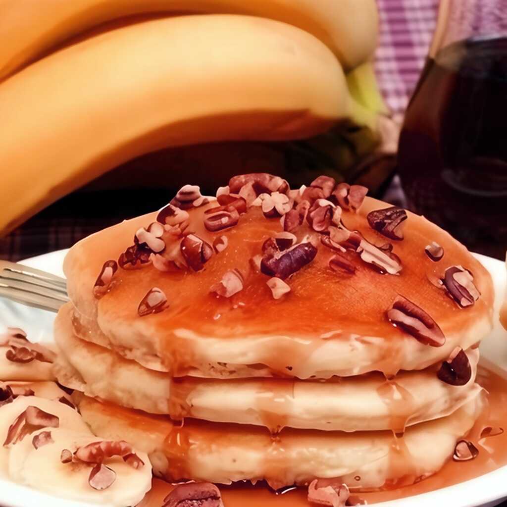 Bananenpfannkuchen mit Kefir