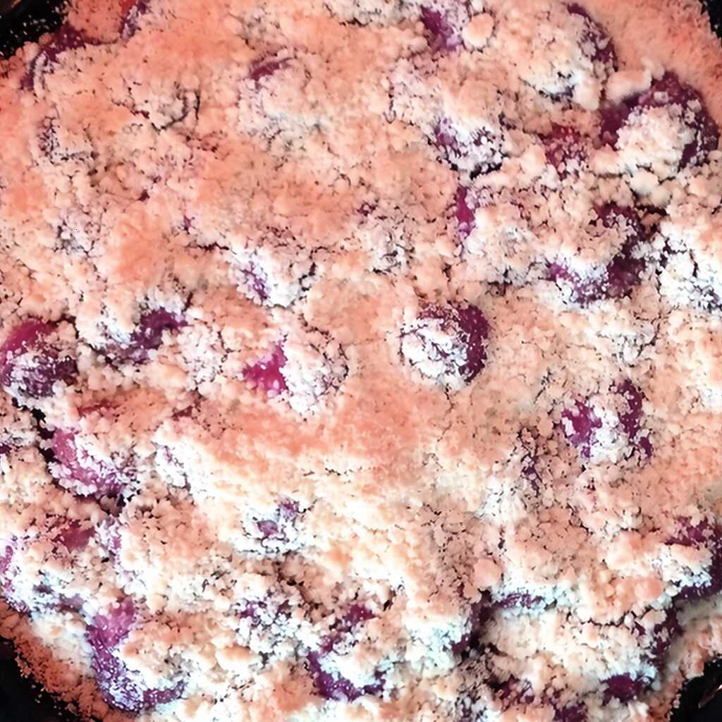 Biskuitkuchen mit Erdbeeren