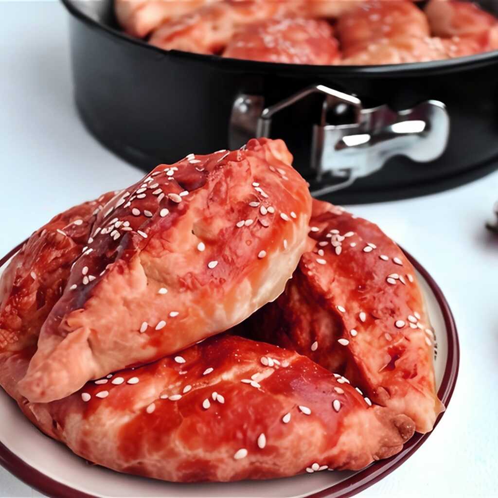 Blätterteig mit Huhn und Parmesan