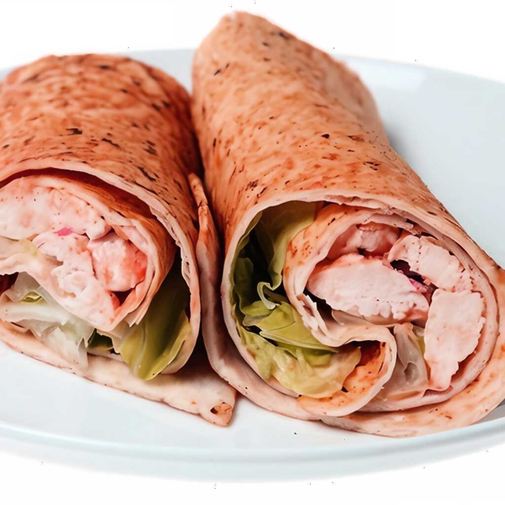 Brötchen mit Huhn und Speck