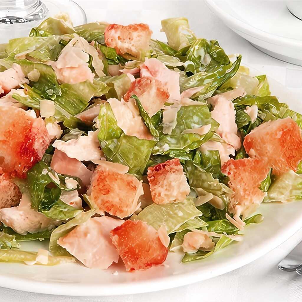 Caesar Salat mit fertigem Dressing
