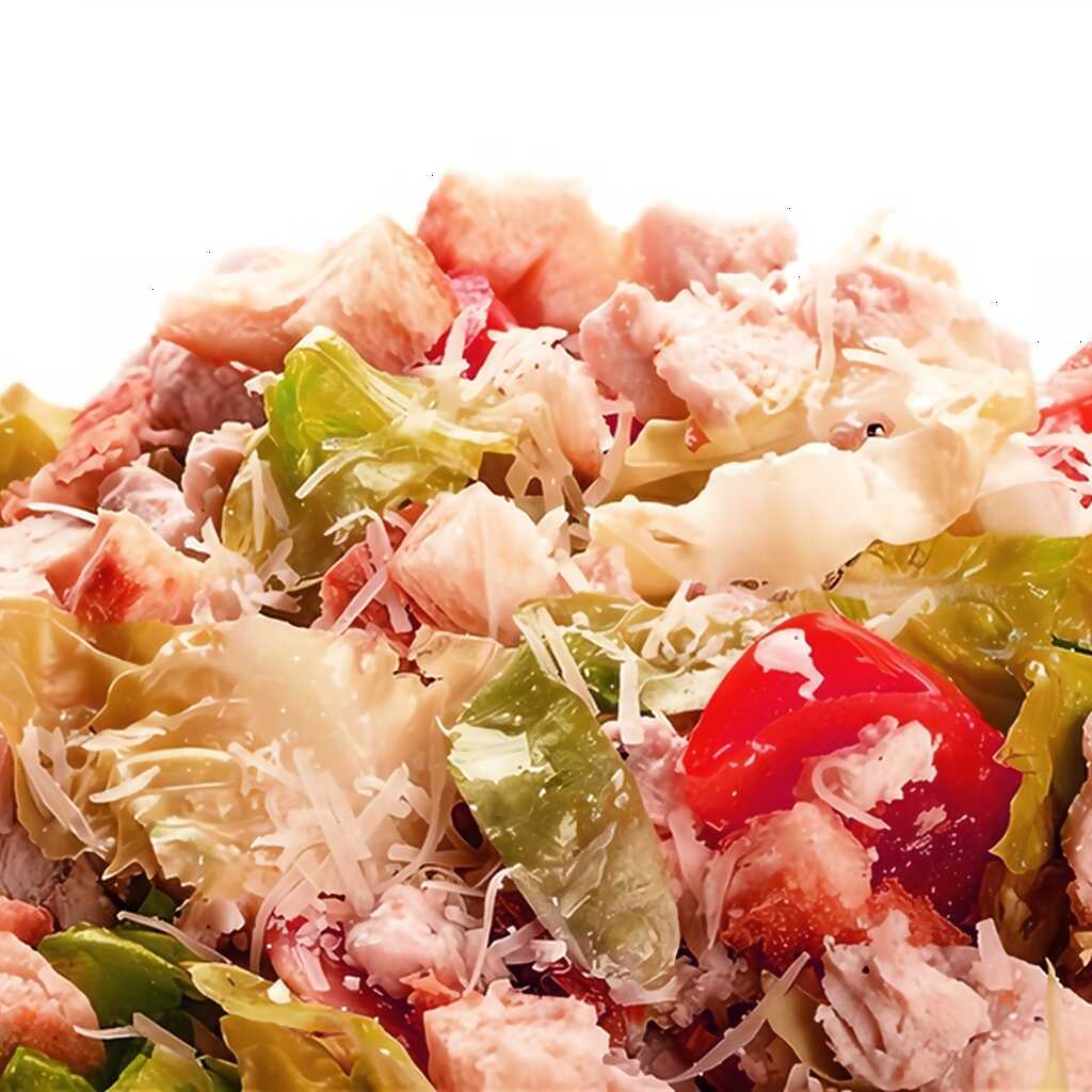 Caesar Salat mit Knoblauchcroutons und Mayonnaise