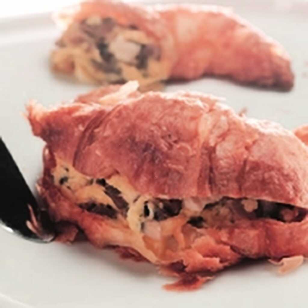 Croissants mit Omelett à la Agnès Sorel