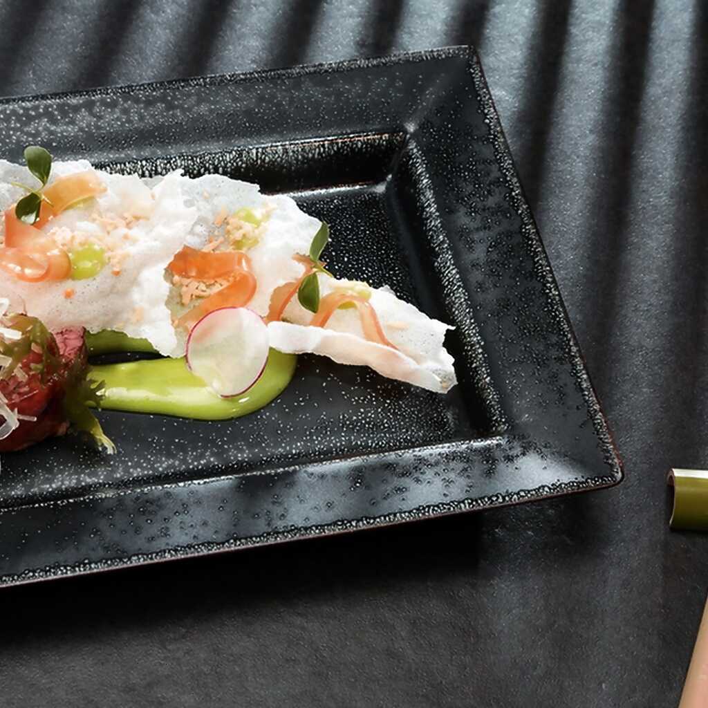 Dorschleber mit Wasabi-Sauce