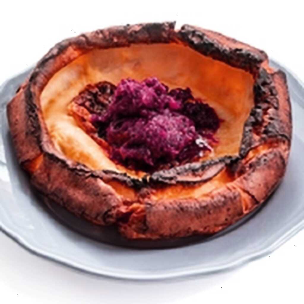 Dutch Baby Pfannkuchen mit Mandelmehl