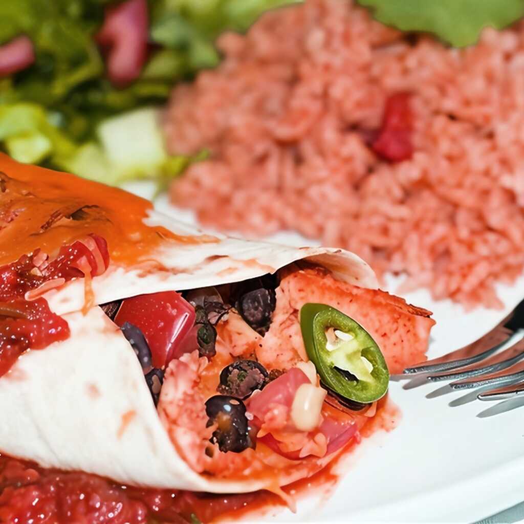 Enchilados mit Bohnen