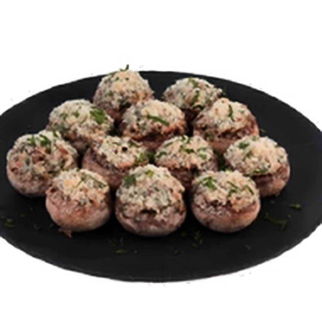 Gefüllte Champignons