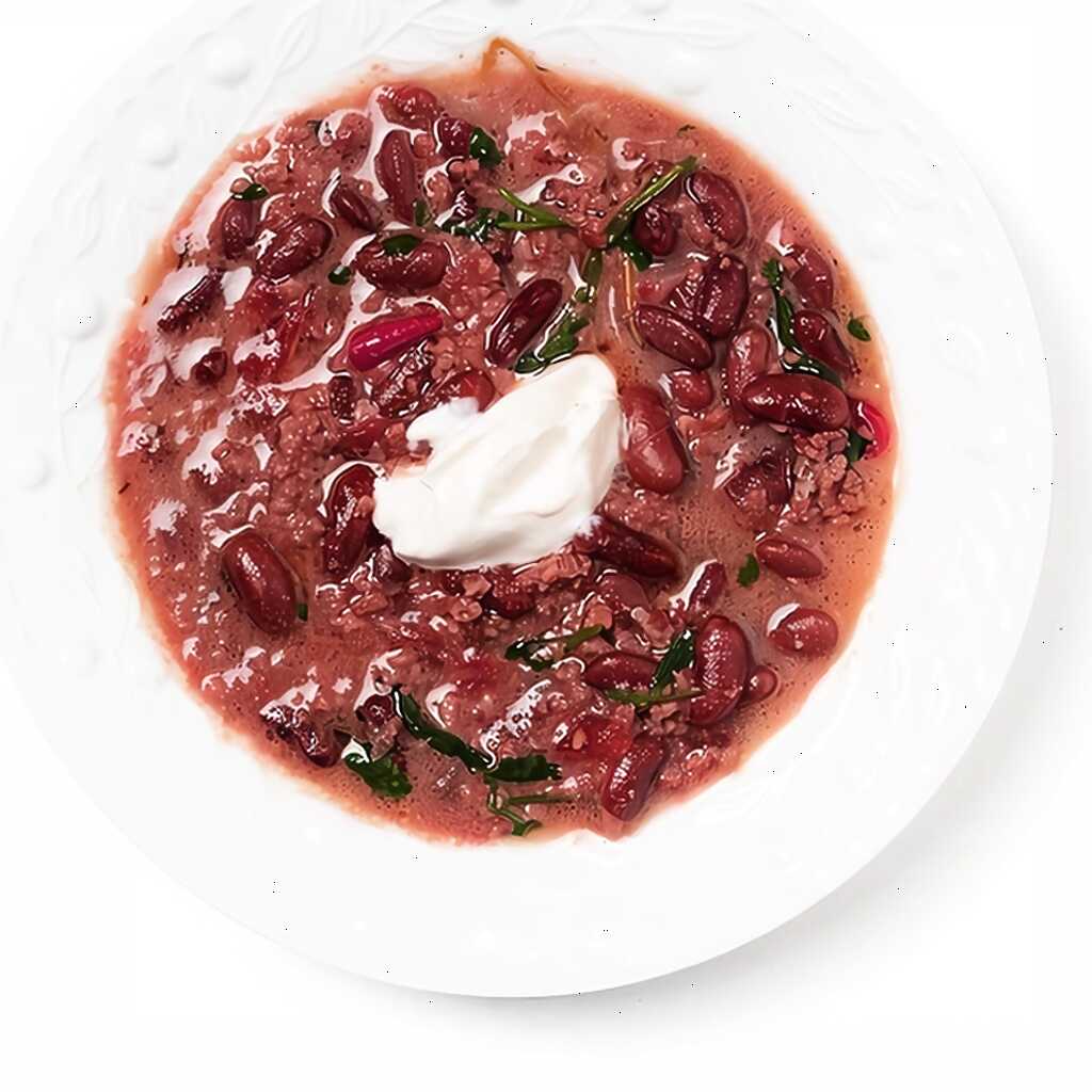 Gesprenkelte Kidneybohnen mit Schweinefleisch