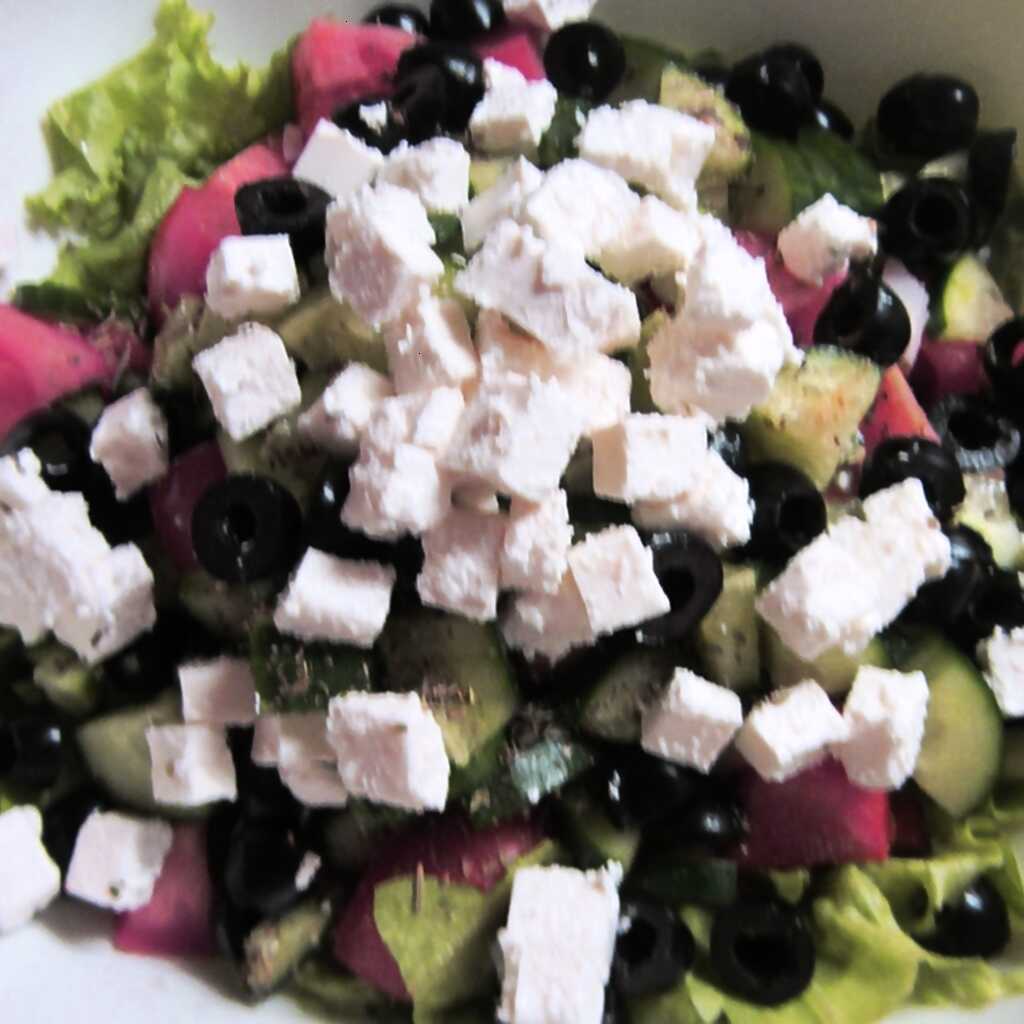 Griechischer Spinatsalat