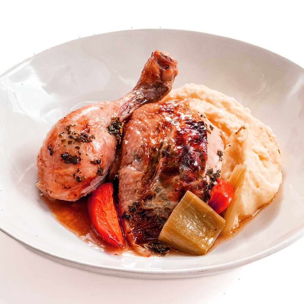 Hähnchen im Ofen mit würziger Butter
