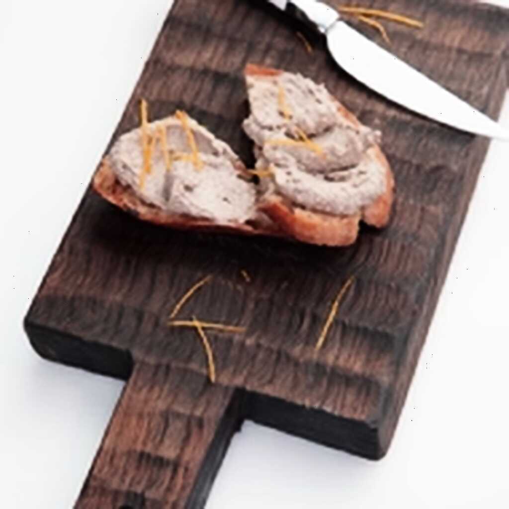 Hühnerleberpastete mit karamellisierten Zwiebeln