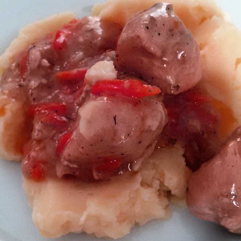 Hühnersoße für Kartoffelpüree