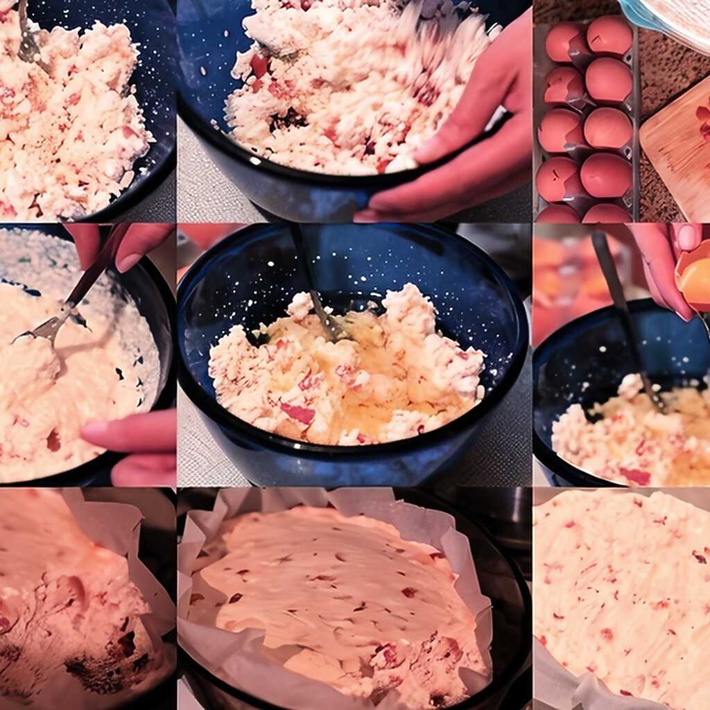 Hüttenkäseauflauf mit Aprikosen mit Magermilch