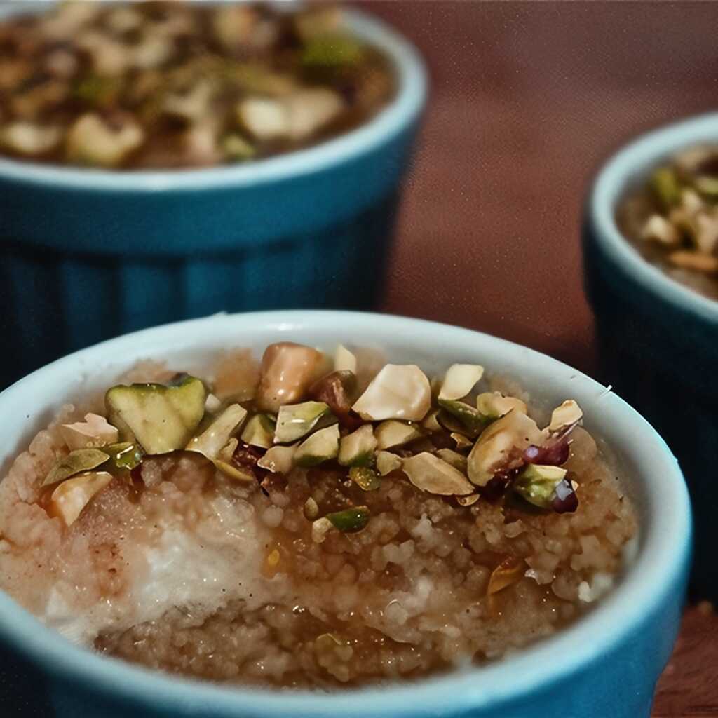 Jerusalemer Kodafa mit Hüttenkäse