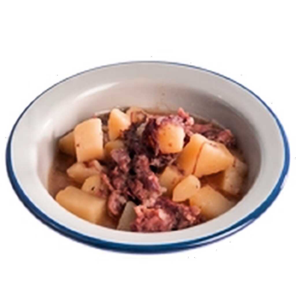 Kartoffeln mit Eintopf