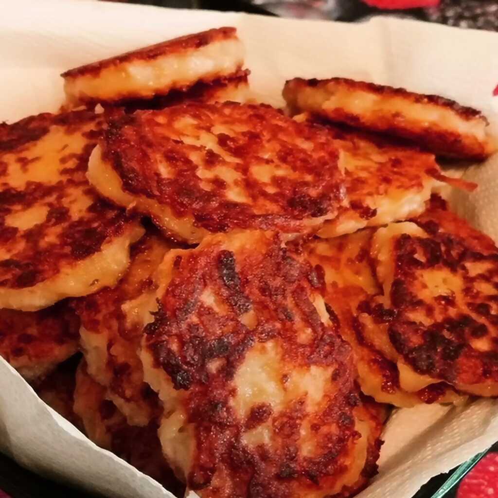 Kartoffelpfannkuchen mit Käse