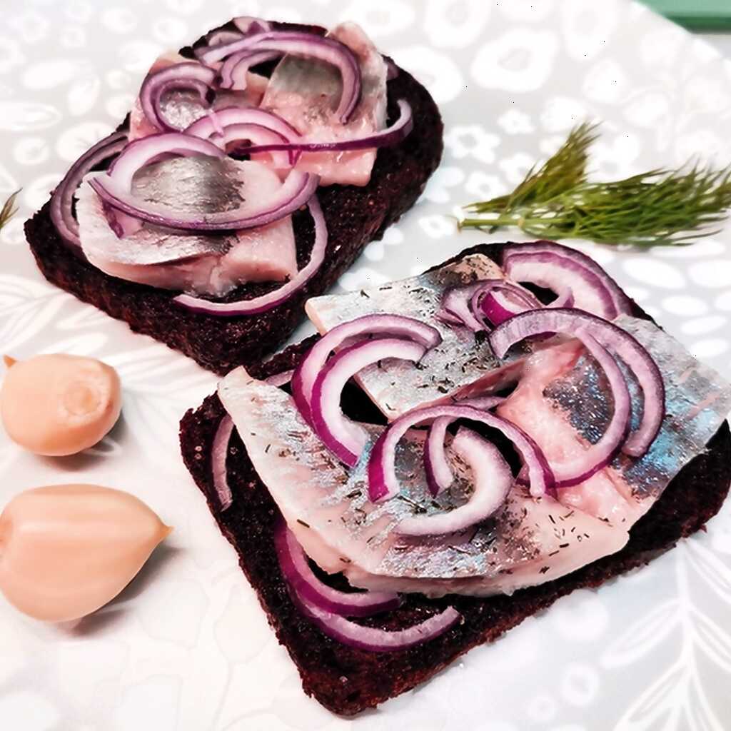 Knusprige Heringssandwiches