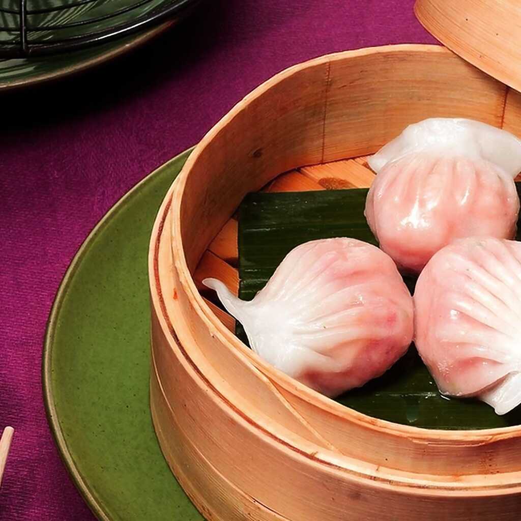 Kristall Dim Sum mit Garnelen