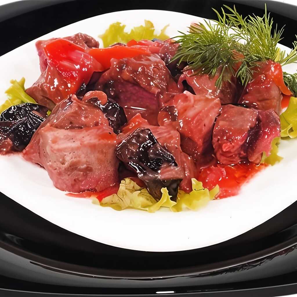 Lammfleisch auf marokkanische Art mit Honig und Pflaumen