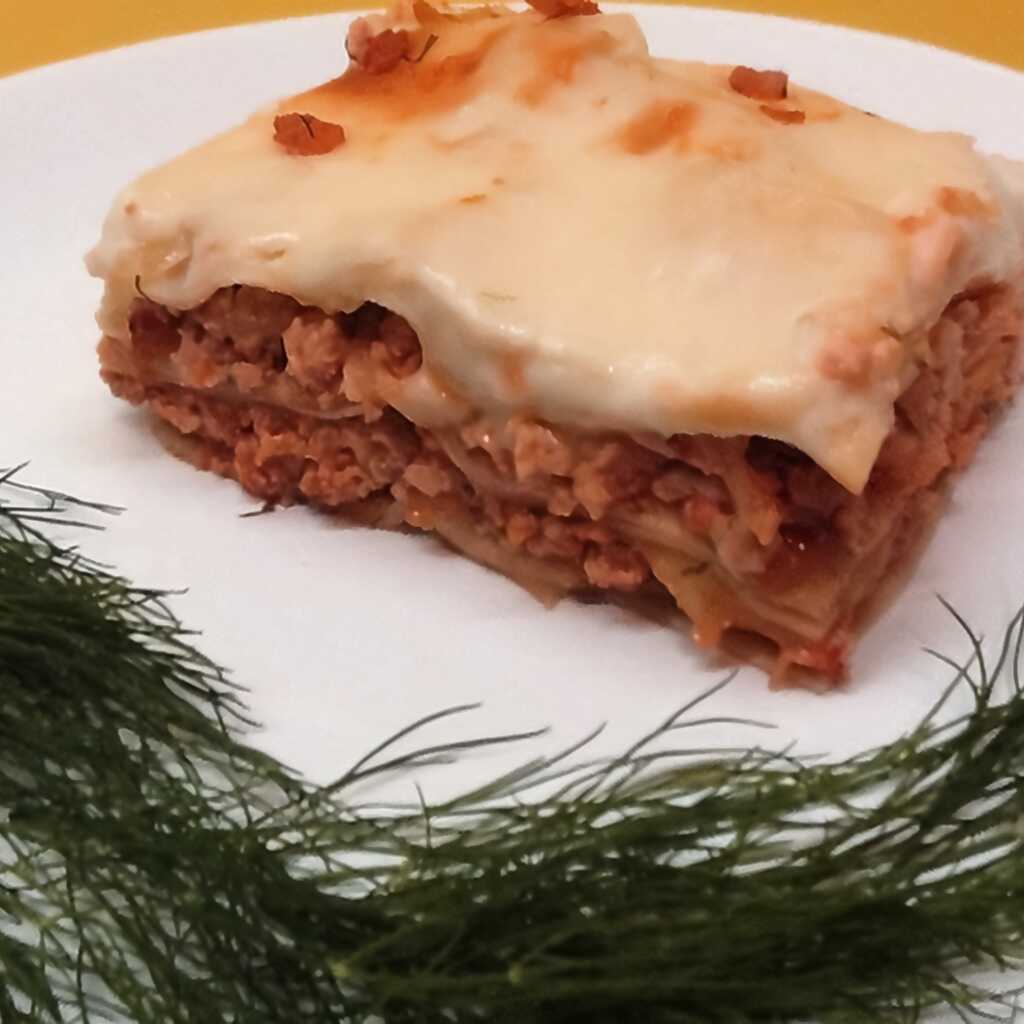 Lasagne mit Hühnerhackfleisch