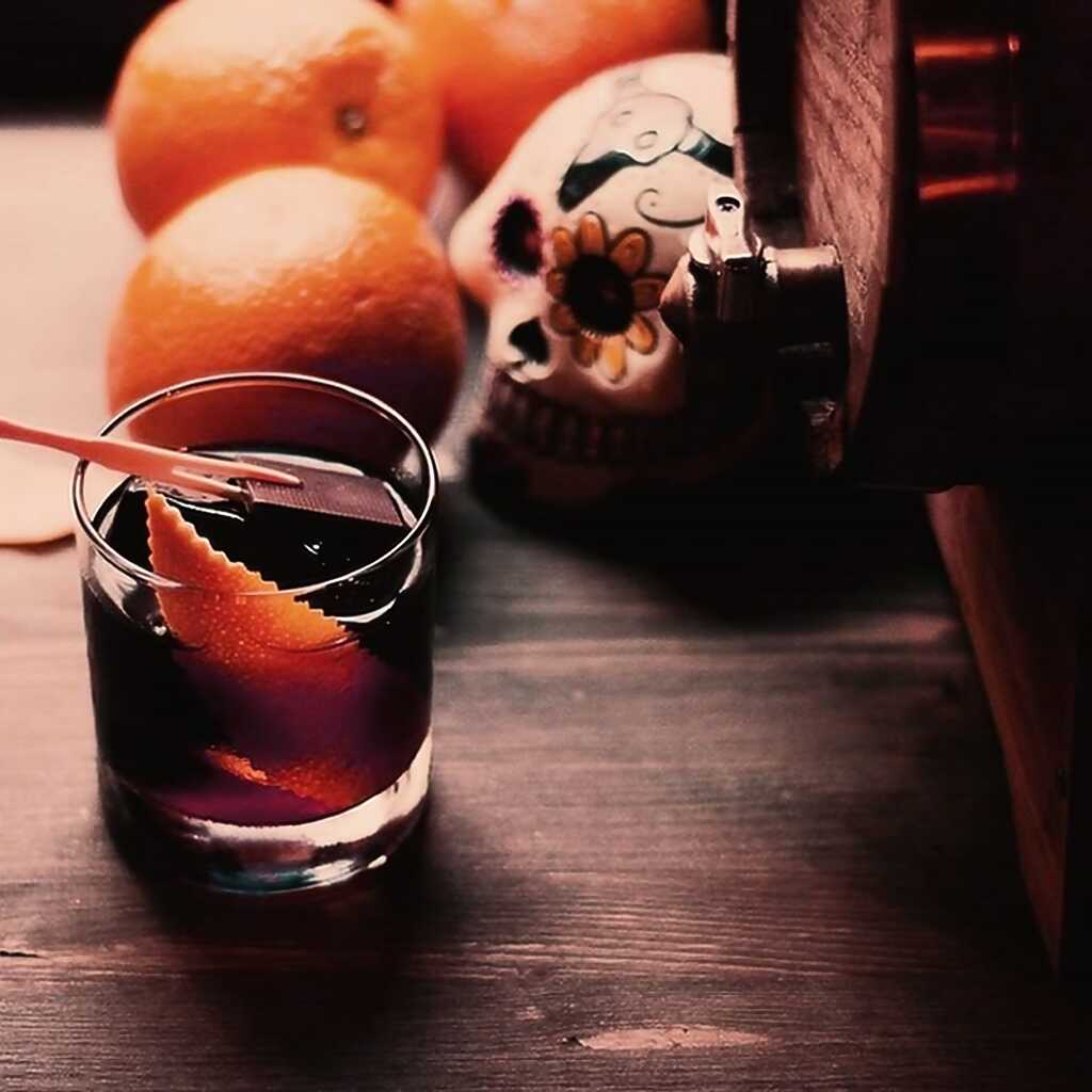 Mescal-Negroni-Cocktail