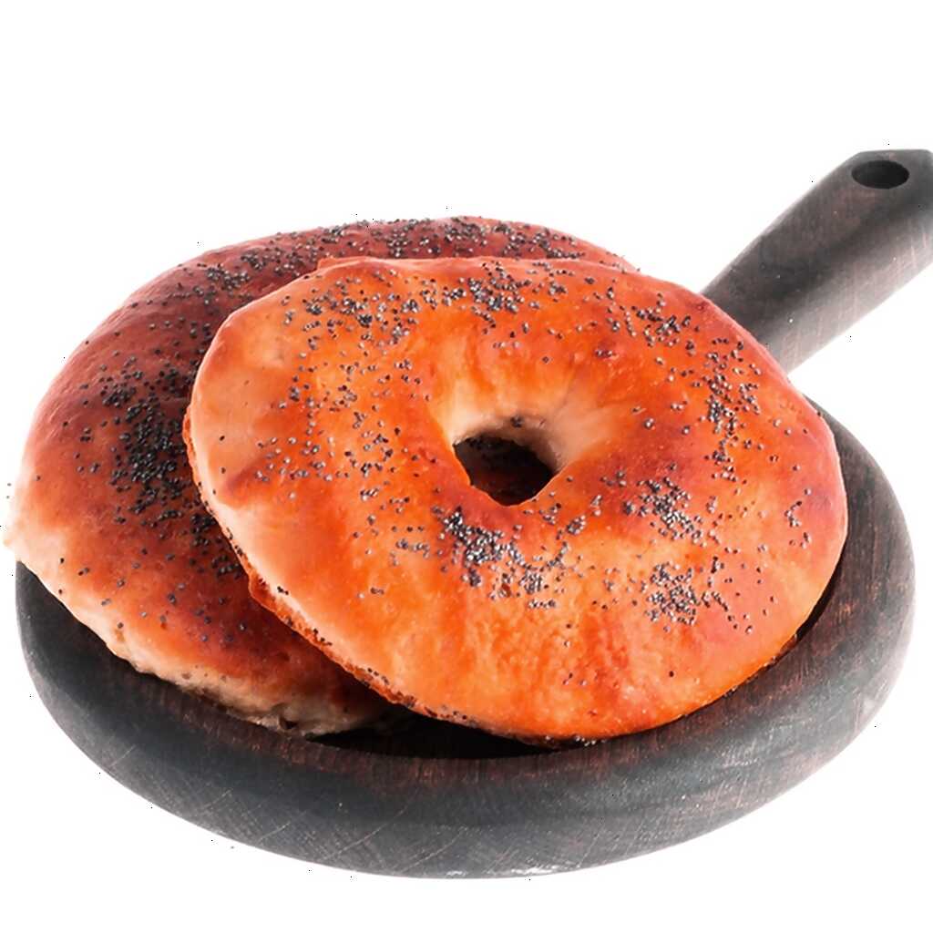Mit Honig gebackene Bagels
