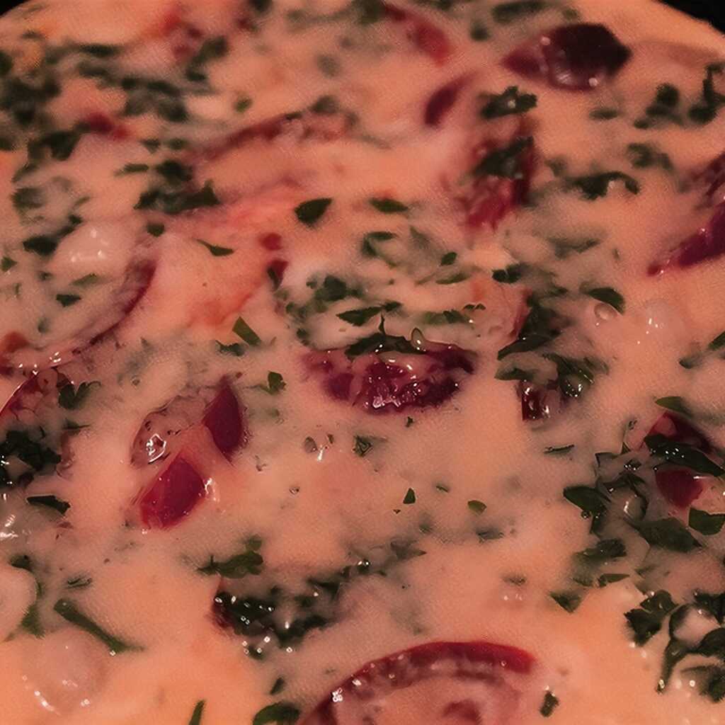 Omelette mit Blumenkohl, Feta-Käse und Petersilie