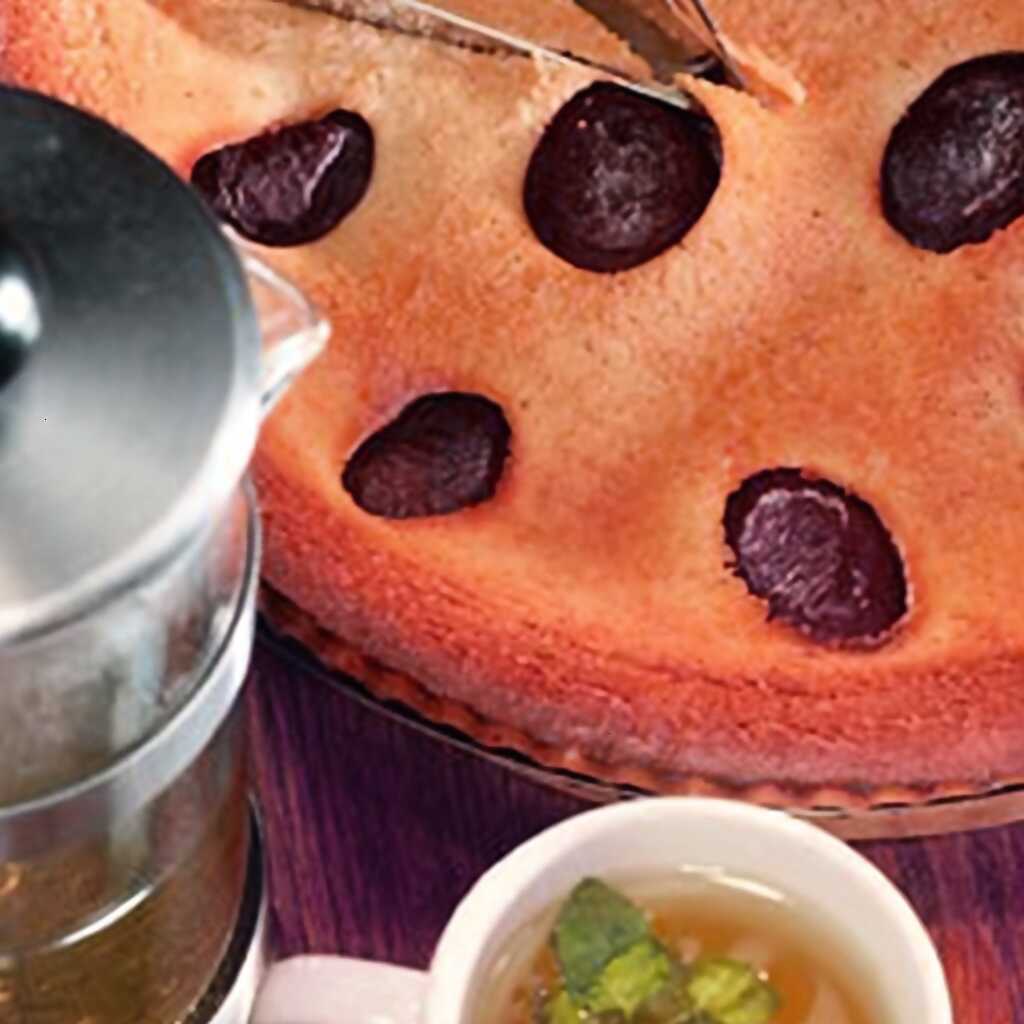 Pflaumenkuchen mit Pistazien