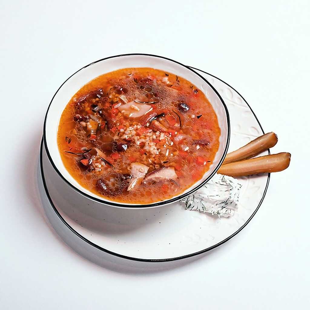 Pilzsuppe mit Bulgur