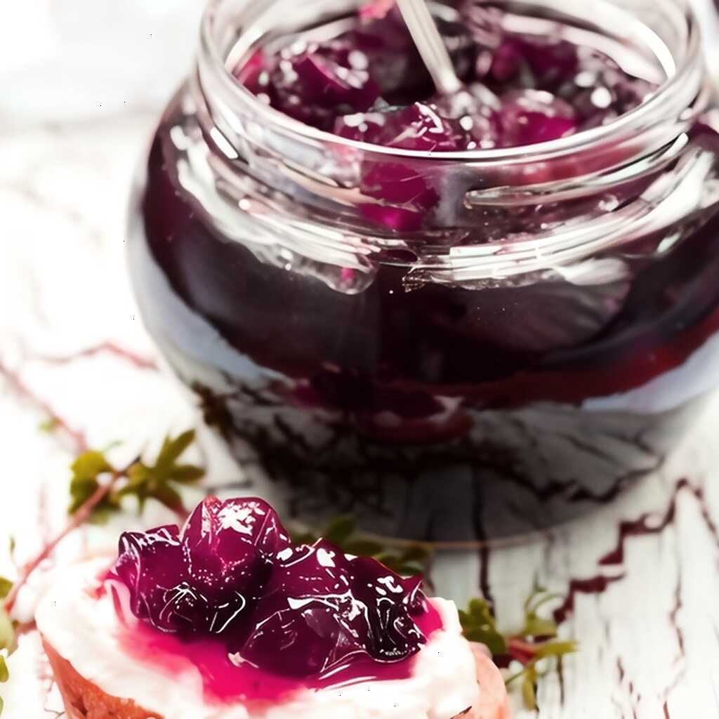 Preiselbeermarmelade für das neue Jahr