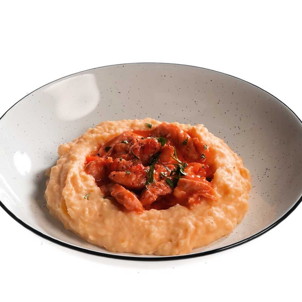 Putenbrust-Rindfleisch Stroganoff