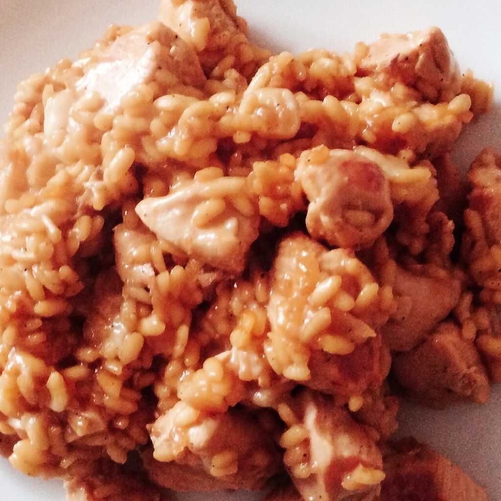 Risotto mit Hühnerbrust