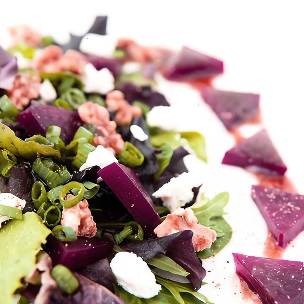 Rucolasalat mit Roter Bete und Ziegenkäse