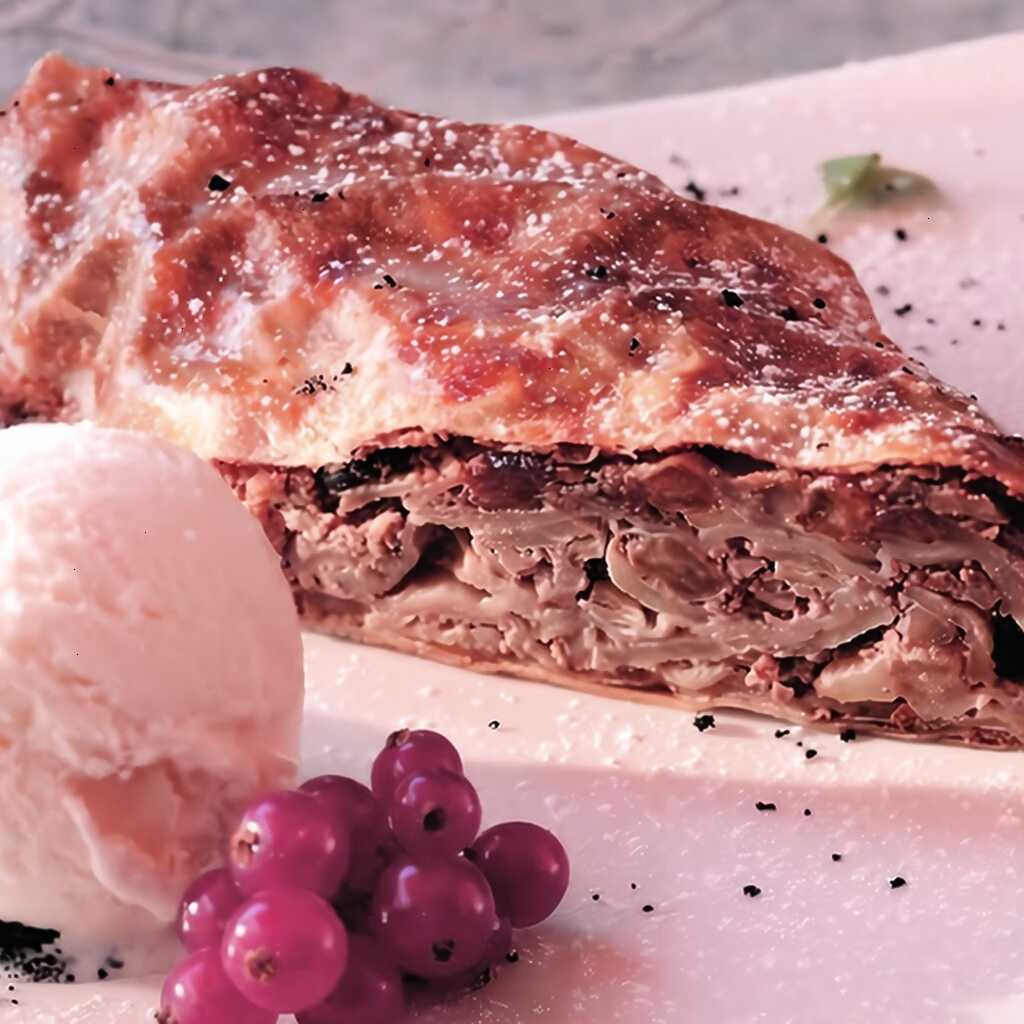 Schneller Pita-Apfelstrudel