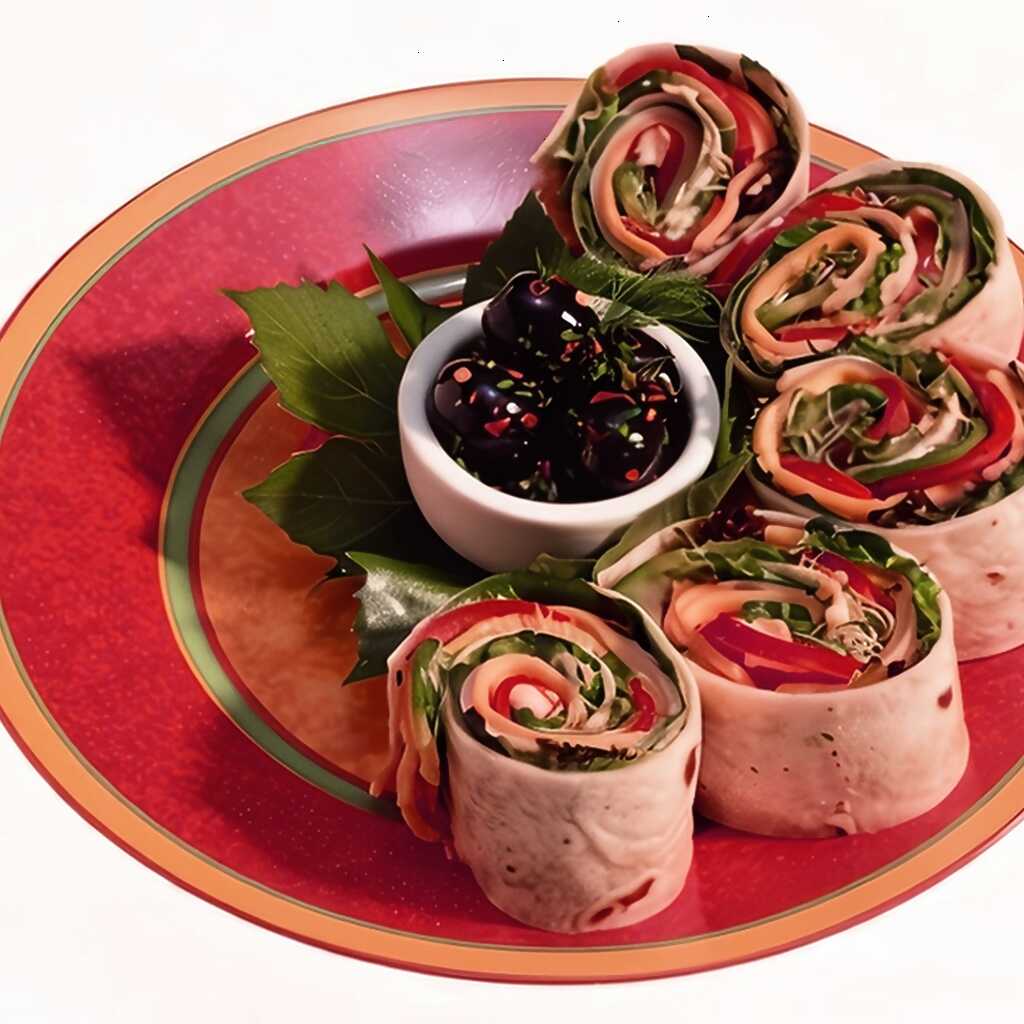 Thunfisch, Spinat und Karottenröllchen