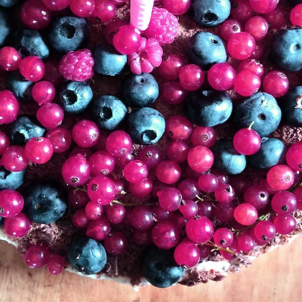 Torte mit Kirschen und Mascarponecreme