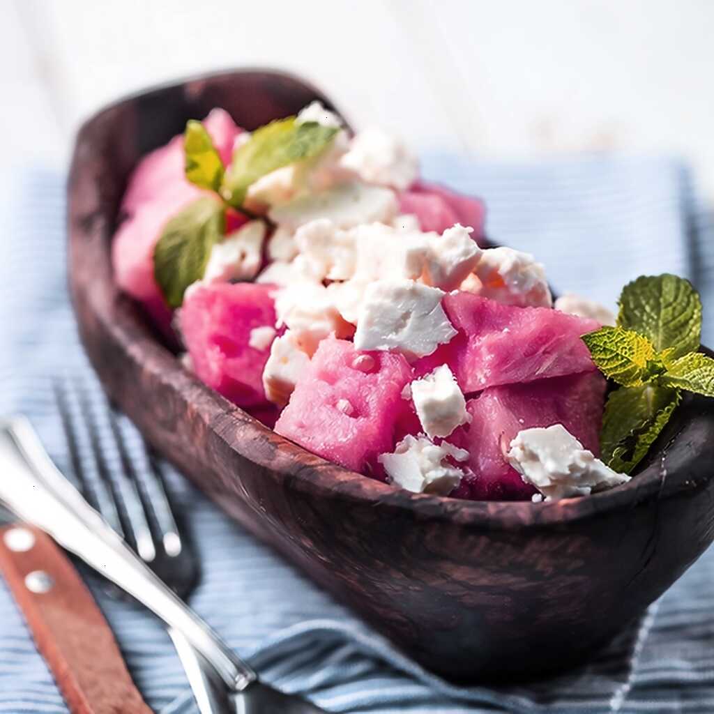 Wassermelone mit Feta