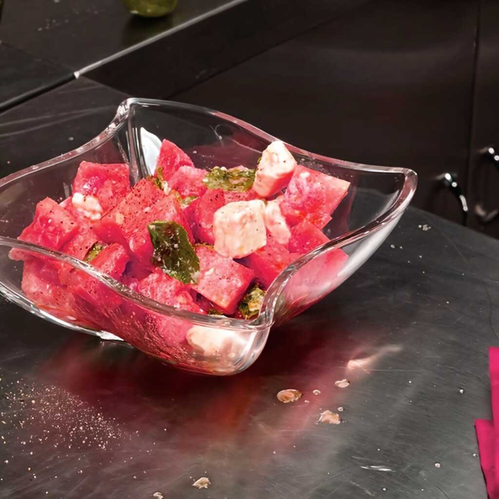 Wassermelone mit Feta-Käse